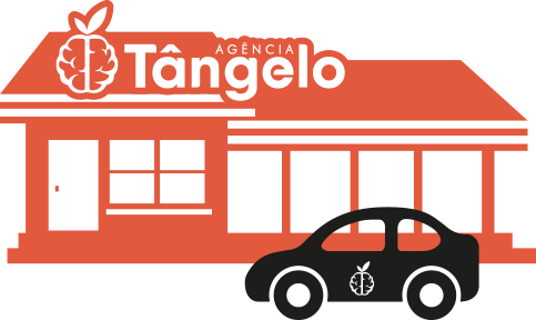 Fachada e plotagem de ve�culo com Identidade Visual - Ag�ncia T�ngelo