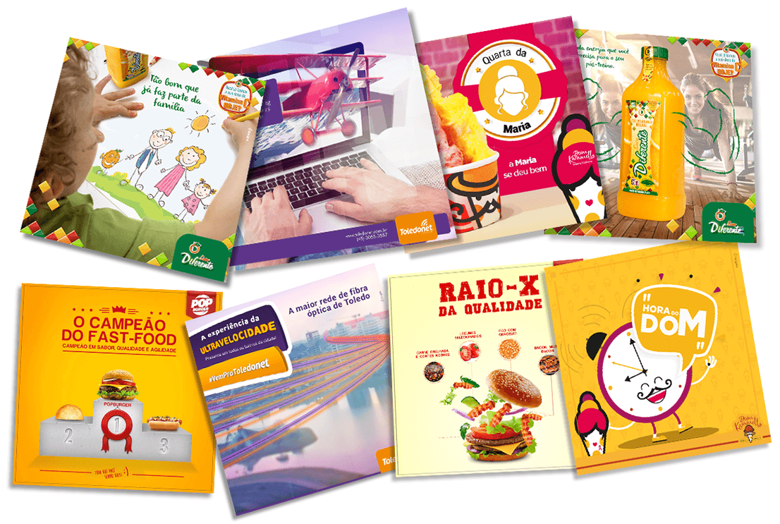 V�rios Exemplos de como atingir o p�blico algo - Ag�ncia T�ngelo