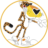 Mascote da marca Cheetos - Agncia Tngelo