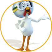 Mascote da marca Sadia - Ag�ncia T�ngelo
