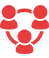 �cone Equipe pluridisciplinar com excel�ncia de qualidade - Ag�ncia T�ngelo