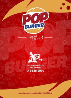 Ilustração Publicitária - Pop Burger